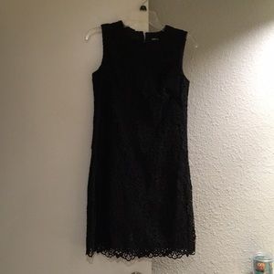 Karl Lagerfeld Paris black lace dress